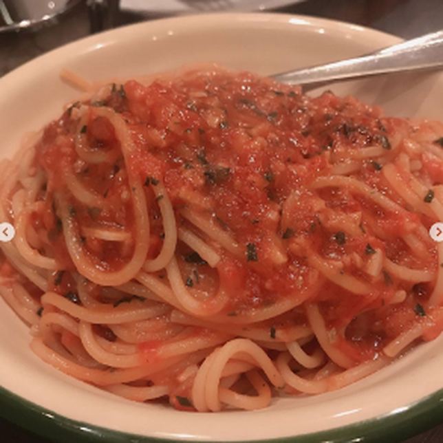 トマトソースのスパゲッティ